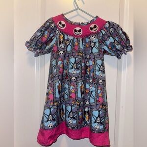 Nightmare Before Christmas Smocked Dress